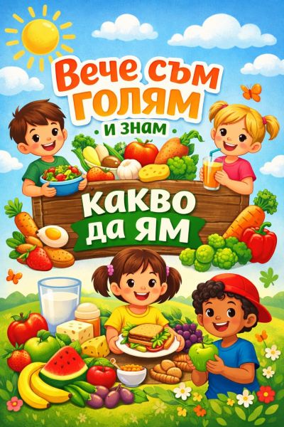 Вече съм голям, знам какво да ям! - четвърта група "Мики Маус" - ДГ №108 Детско царство - София